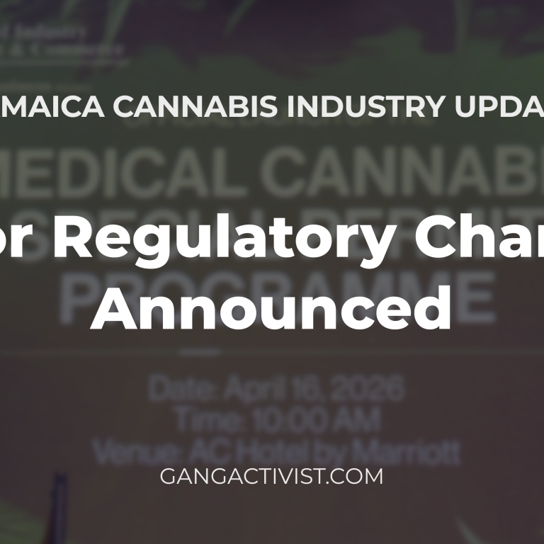 Jamaica Cannabis Industry Update: Major Regulatory Changes Announced