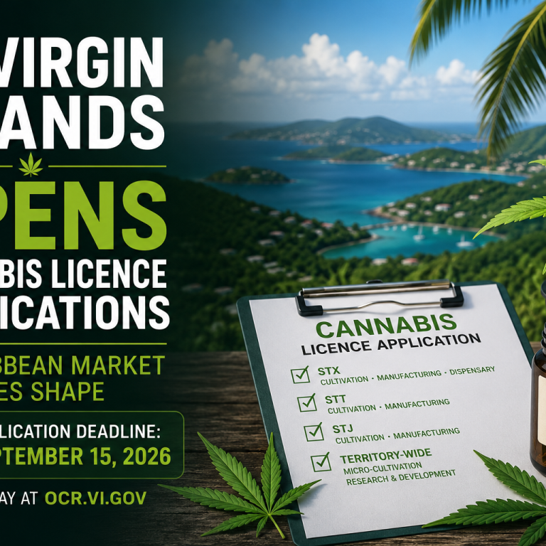US Virgin Islands Opens Cannabis Licence Applications as Caribbean Market Takes Shape